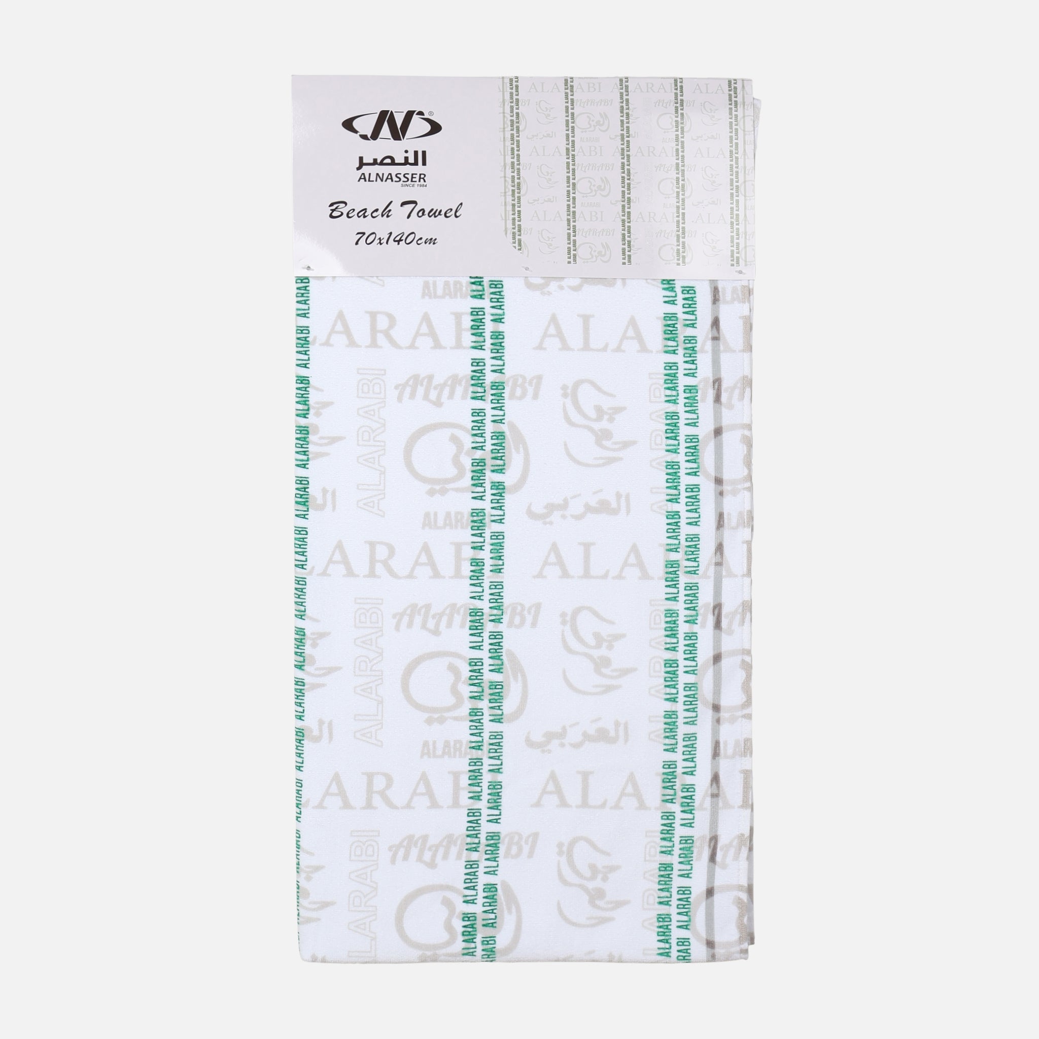 منشفة شاطئ مقاس (140 * 70 سم) من النادي العربي
