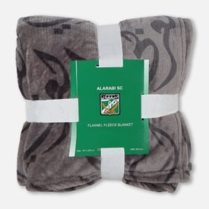 دفاية فلانيل من الصوف مقاس 160 × 200 سم من النادي العربي